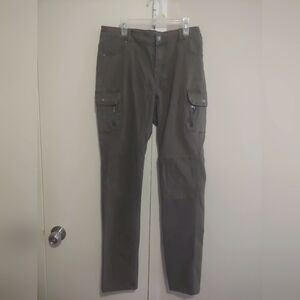 Green Skinny Cargo Pants